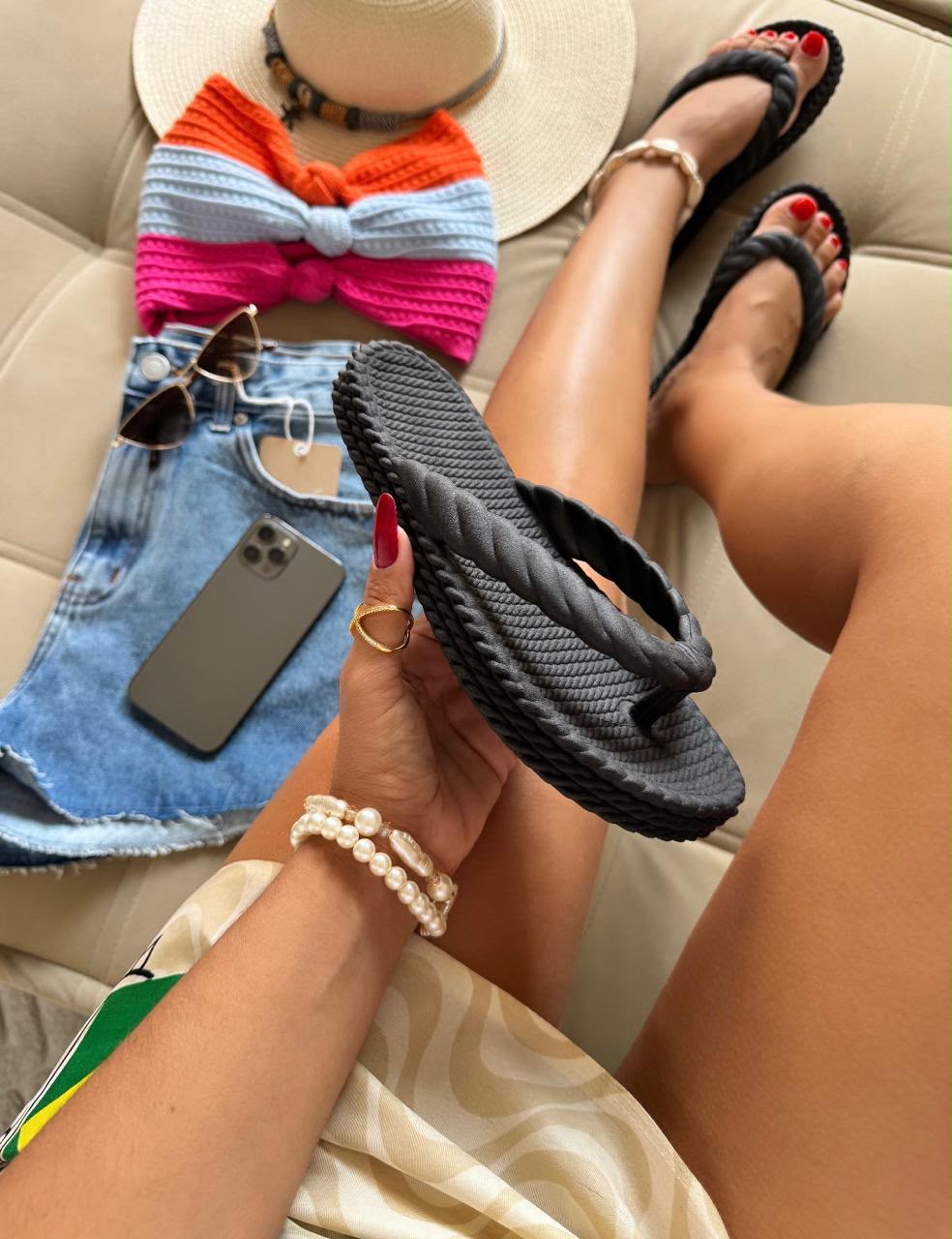Chinelo Trança